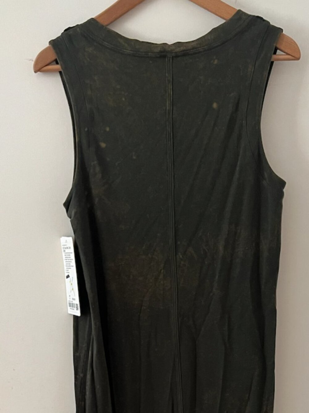 Lululemon All Yours Tank Maxi Dress *Wash | Cloudy Wash Dark Olive | Size 8 - Picture 6 of 7